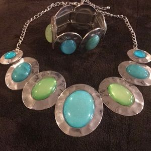 Necklace and bracelet combo